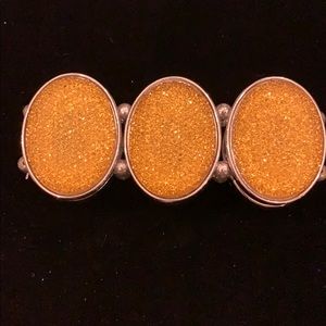 Yellow and silver bracelet